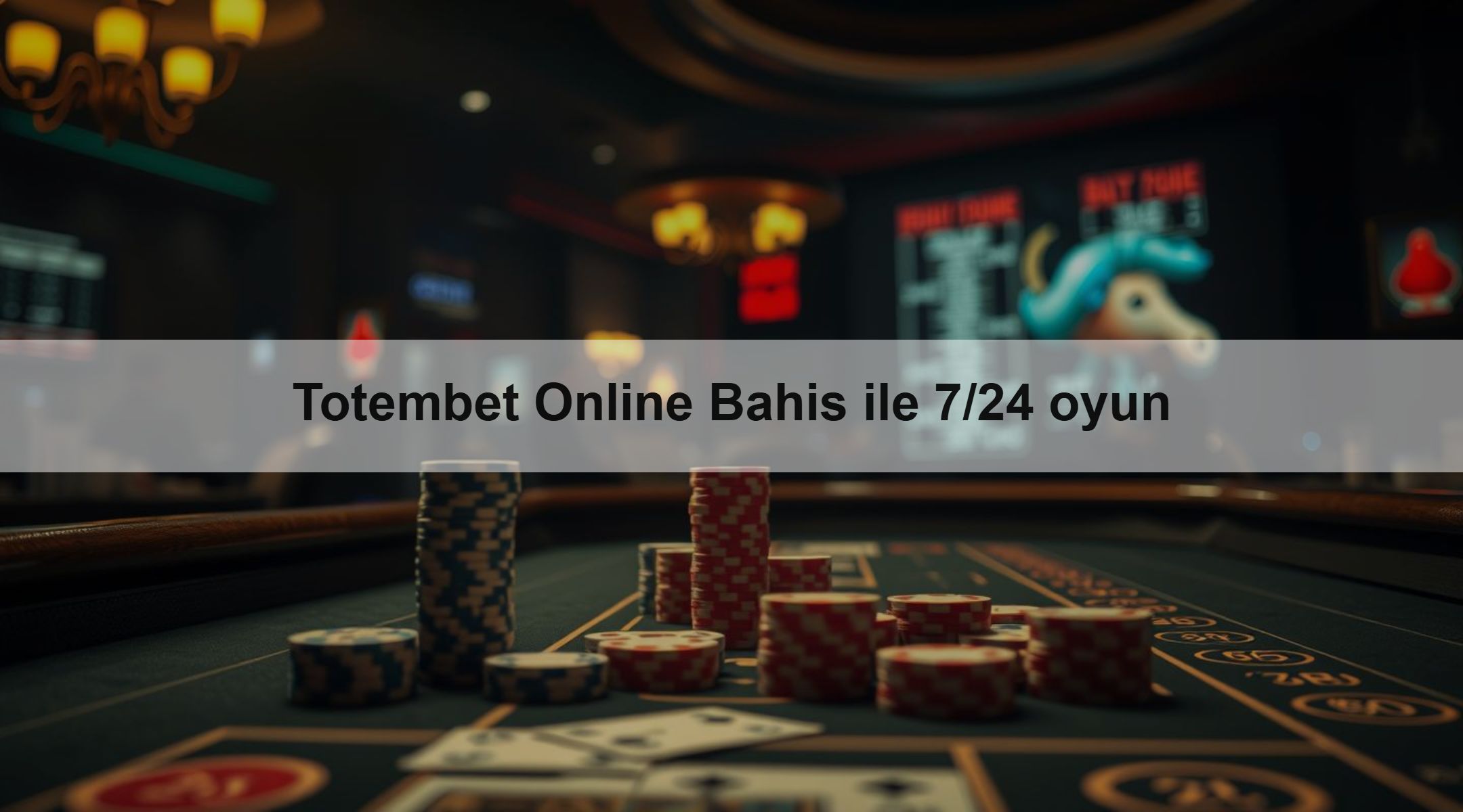 Totembet Online Bahis ile 7/24 oyun